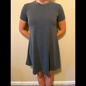 Gray T-shirt Dress
